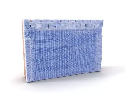 Rustic Brick Wall model pack Low-poly 3D model