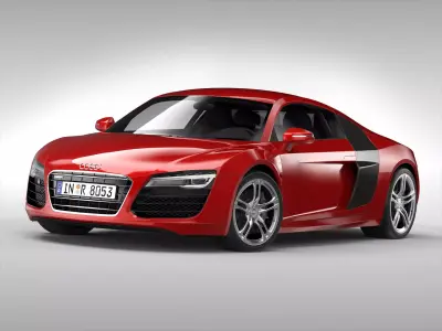 Audi R8 V10 Coupe 2013 3D model