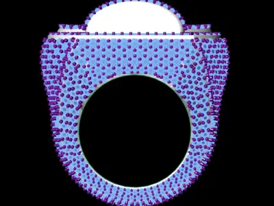 Luxury Pave Trophy Ring - 3D CAD Model 3D print model