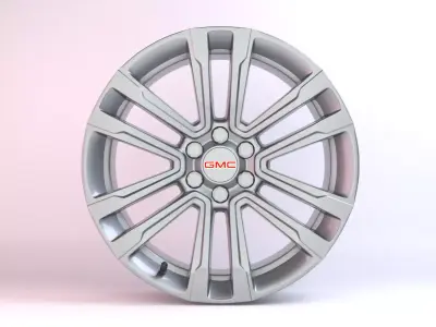 GMC FR72  Wheels Low-poly 3D model