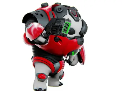 ALIEN TROOPER 11-V  Rigged for Unreal Engine - Unity - MIXAMO  3D model