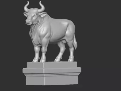 Buffalo Statue  3D print model