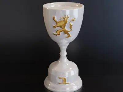 F1 Trophy - Dutch GP Trophy Low-poly 3D model