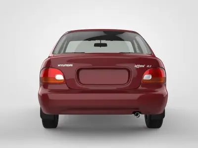 Hyundai Accent 1996 3D model
