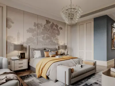  Bedroom interior 44 3D model