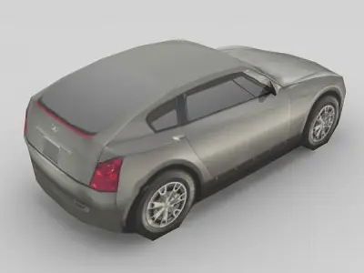 Infiniti Triant Low-poly 3D model