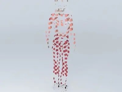 Face girl Free 3D model