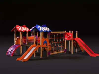 Childrens play complex 3D model get