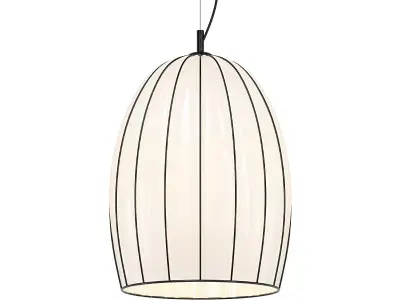SALICE pendant light with shade 3D model