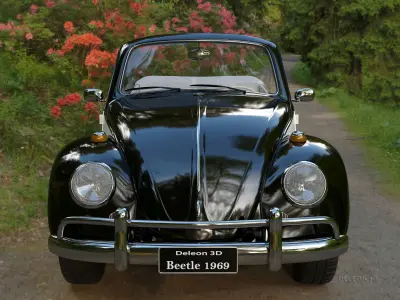 Volkswagen Beetle Convertible 3D model