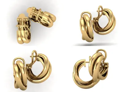 Earrings od91 3D print model