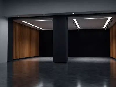 Free Garage Scene Free 3D model