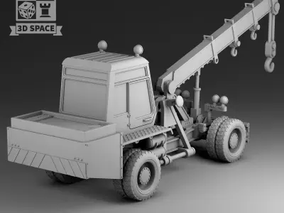 lifting crane 3D print model