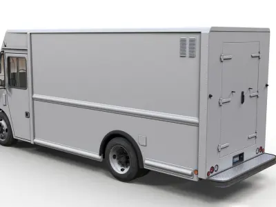 Freightliner MT45 step van Low-poly 3D model