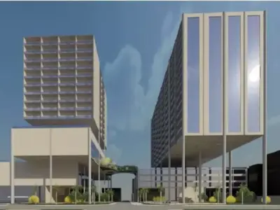 office bulding complete revit project 3D model