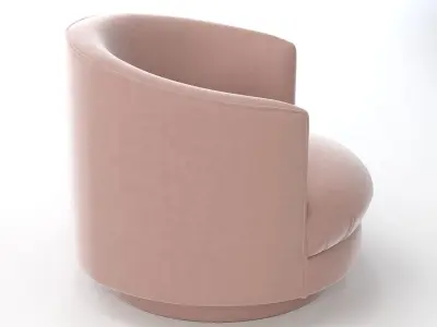 1960s Swivel Tub Chair 3D model