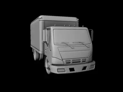 Truck Low-poly 3D model