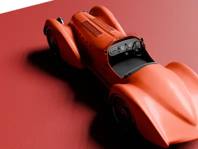 clasic ferrari 3D model