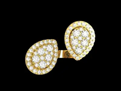 Diamond Ring 025 3D print model