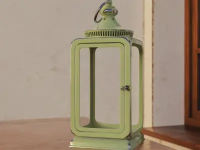 Lanterns pack  Low-poly 3D model