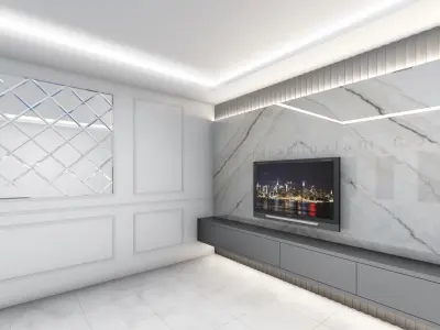 Living Room 3D print model