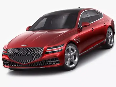 Genesis G80 2021 3D model