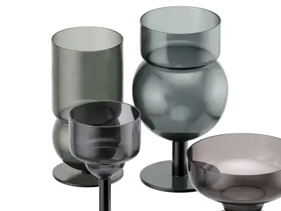 Sferico Glass Collection 3D model