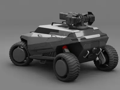 military vehicle  3D model