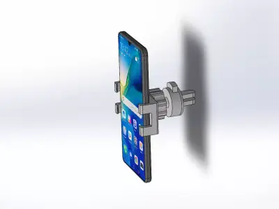 Car smartphone support 3D print model