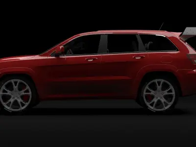 Jeep Grand Cherokee SRT 8  Realistic 3D model