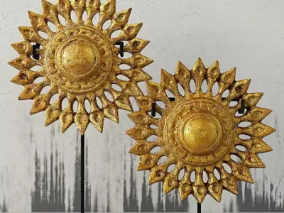 Thai Ceiling Decorations 3D model