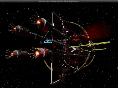 Space Shuttle Levo v1 - Unreal Engine Project Low-poly 3D model