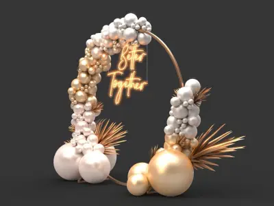 Balloon Arch 3 3D model