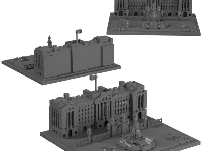 Lego Architecture - 21029 Buckingham Palace 3D model