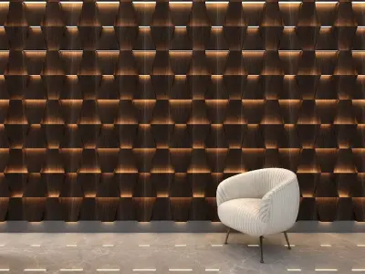 3d wall panel Low-poly 3D model purchase
