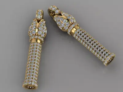 Lotus Flower Necklace 3D print model