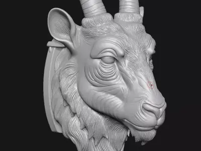 antelope 3D print model