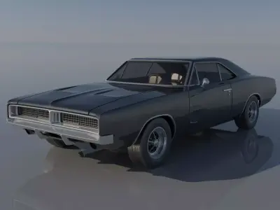 Dodge Charger 1969 3D print model