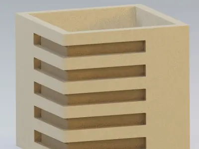 Garden urn planter48 3D model