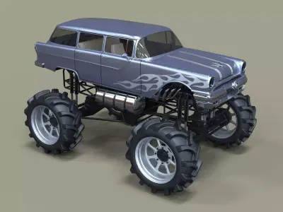 Monster truck 3D model