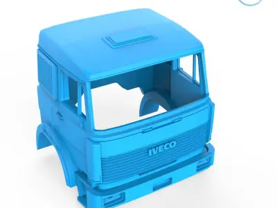 Iveco 190 38 IT Runner Cabin 3D print model