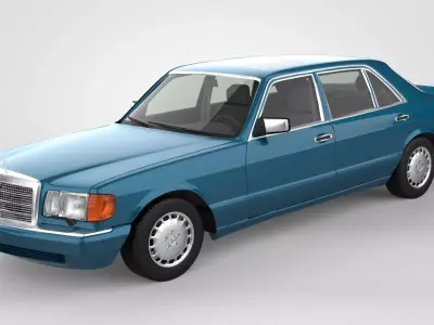 Mercedes Benz 350 SEL 3D model