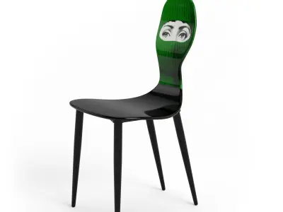 Lux Gstaad Chair Low-poly 3D model