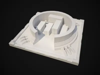 Miniature Supply Dock 3D print model