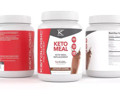 Protein Powder 3D model 27