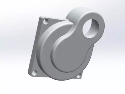 RC-Car Engine Housing 3D model