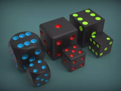 Dices dice 3D model