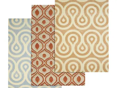 Rug Set 1267 3D model