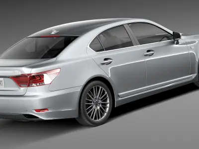 Lexus LS 460 F Sport 2013 3D model
