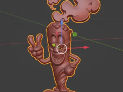 Joint Buddy  The Chill Mascot 3D print model